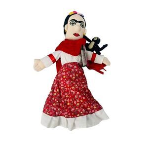 Frida Kahlo Hispanic Plush Doll Little Thinkers Unemployed Philosophers Guild
